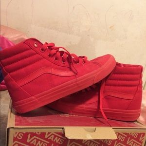 sk8-HI red vans ‼️‼️